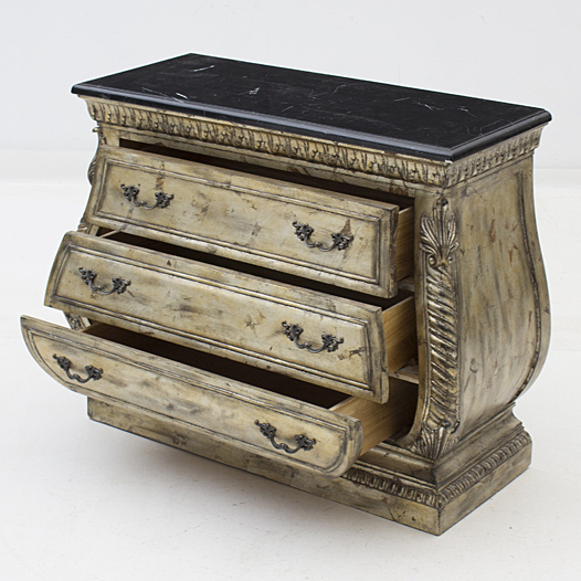 Hollywood Regency Style Bombe Bedroom Dresser