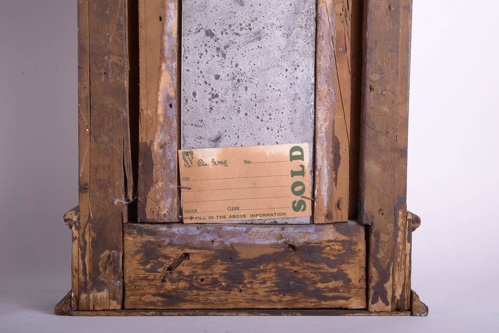 Pair of Antique Walnut Gothic Wall Mirrors