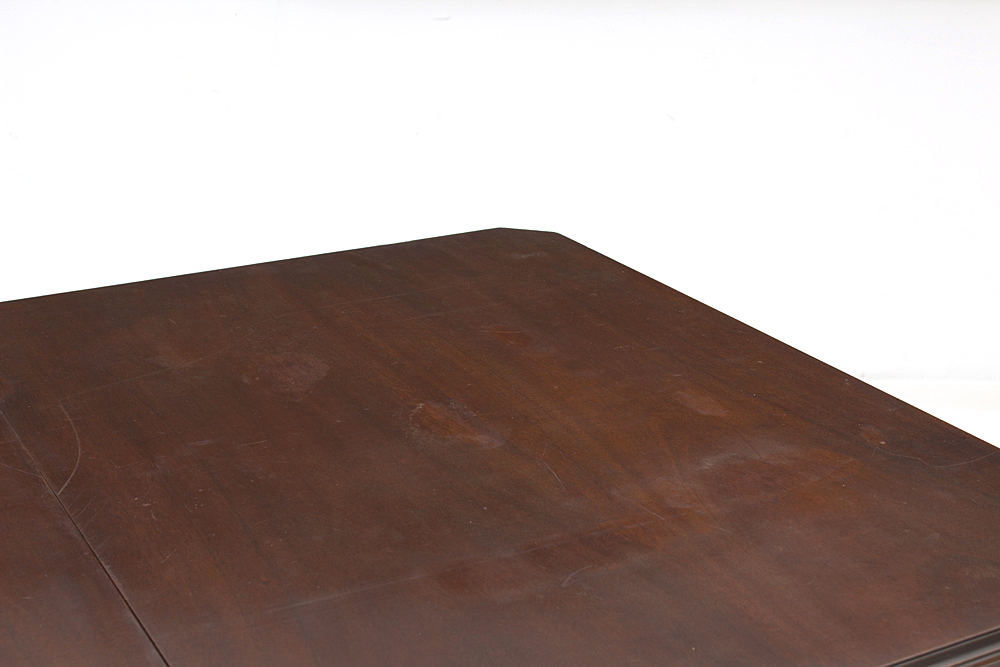 Vintage Neoclassical Style Dining Table and Chippendale Chairs