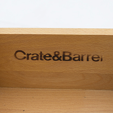 Crate & Barrel Butcher Block Kitchen Table