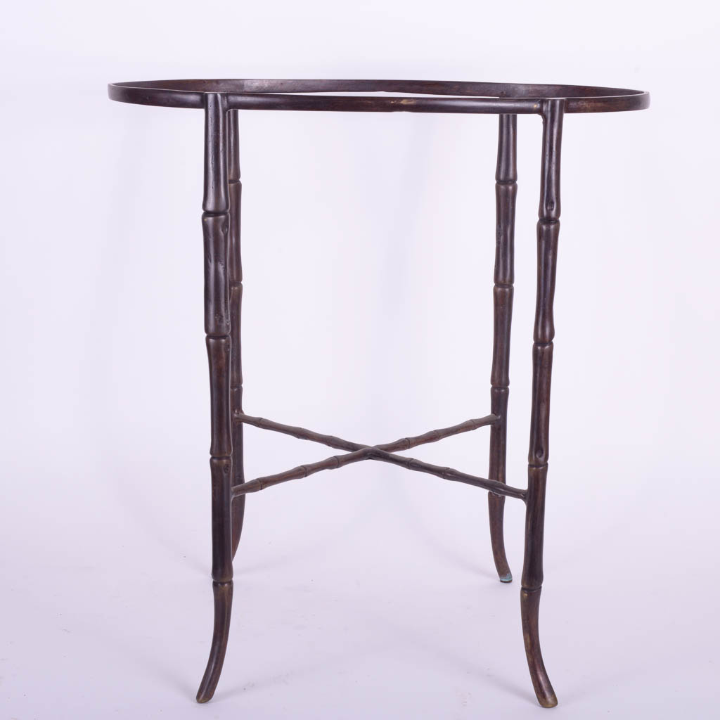 Antique Wrought Iron Tray Table