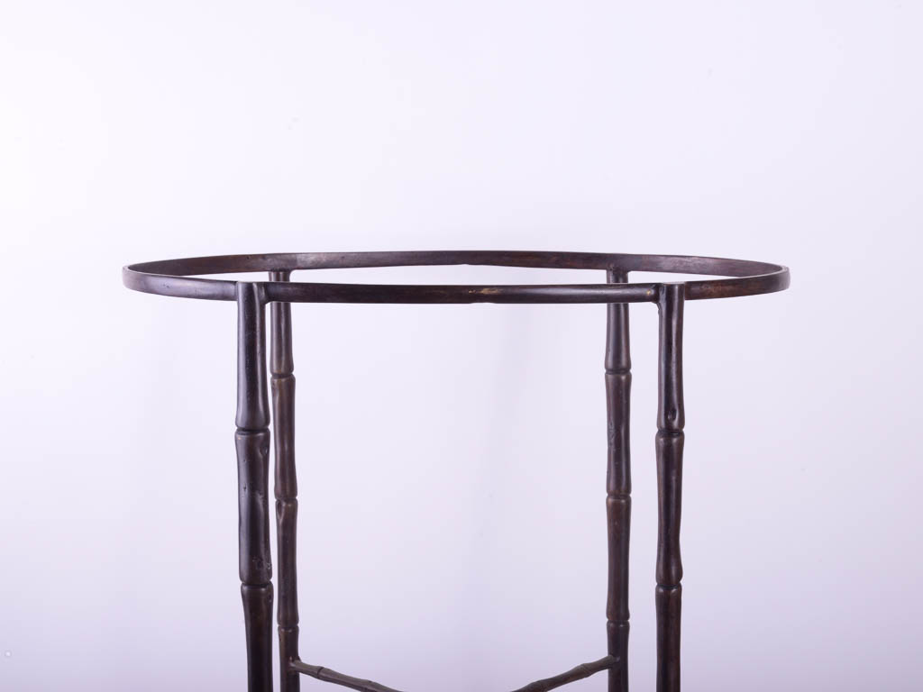 Antique Wrought Iron Tray Table