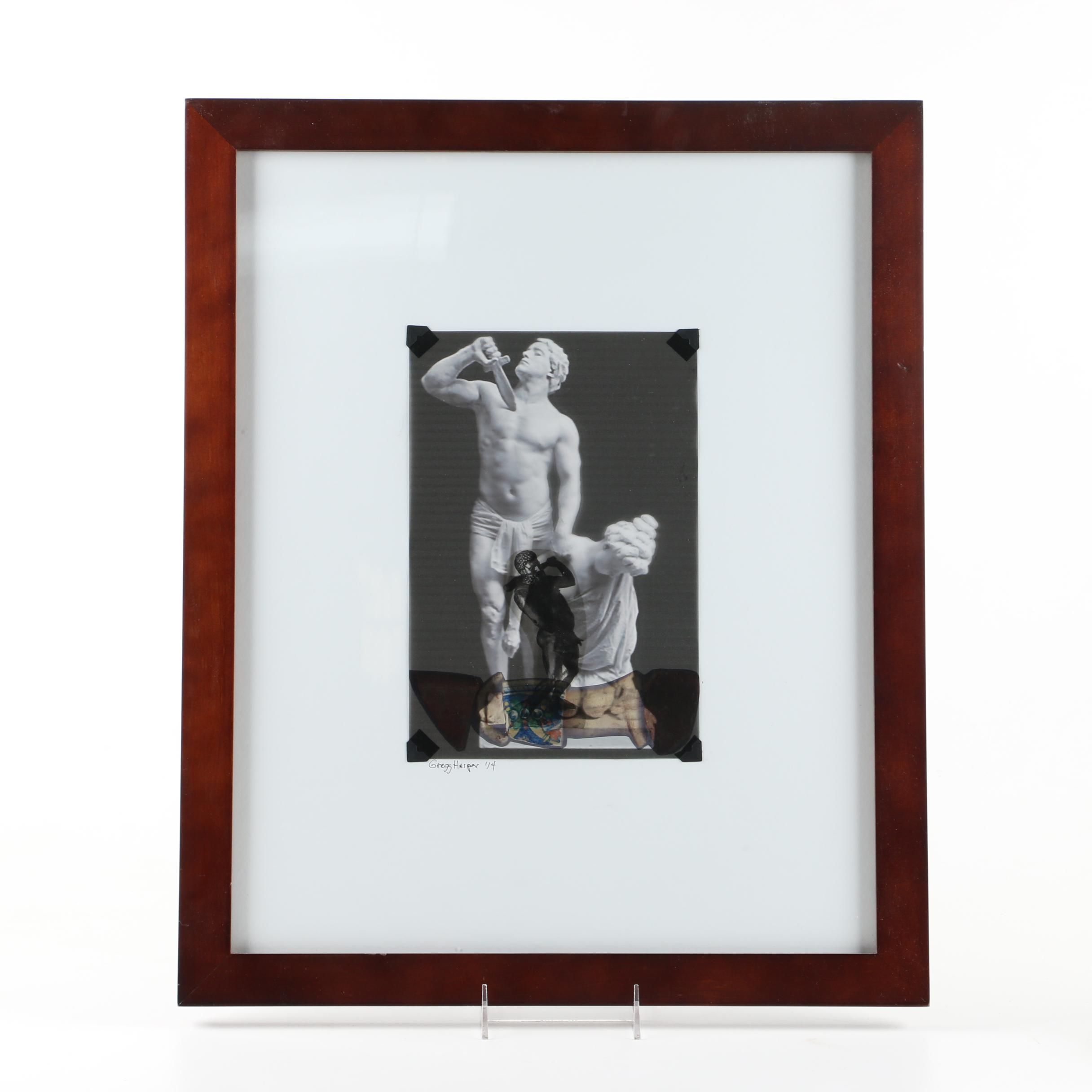 Gregg Harper Mixed Media on Board "Old Mythologies I"