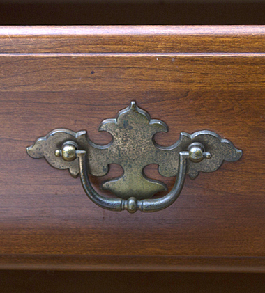 Ethan Allen Solid Cherry "Early American" Buffet with Hutch