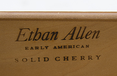 Ethan Allen Solid Cherry "Early American" Buffet with Hutch