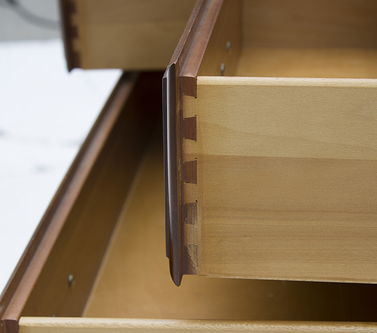 Ethan Allen Solid Cherry "Early American" Buffet with Hutch