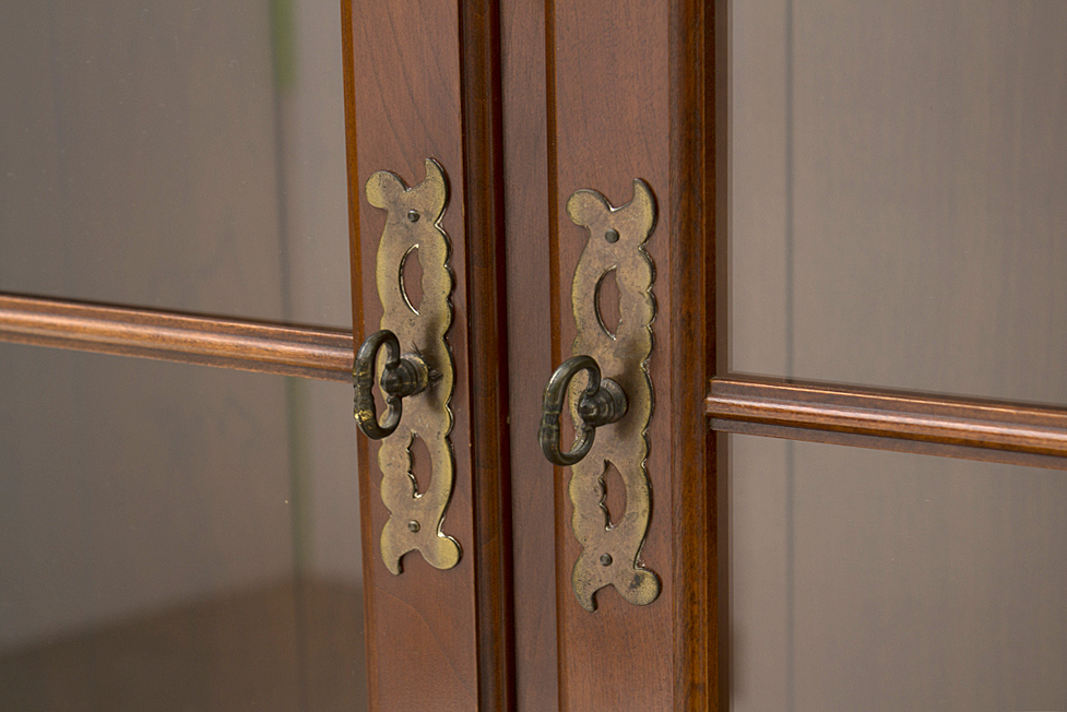 Ethan Allen Solid Cherry "Early American" Buffet with Hutch