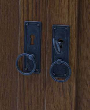 Mission Style Oak Home Entertainment Cabinet