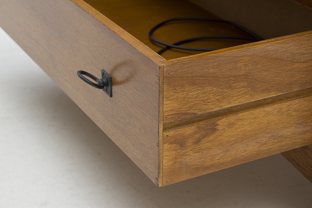 Mission Style Oak Home Entertainment Cabinet