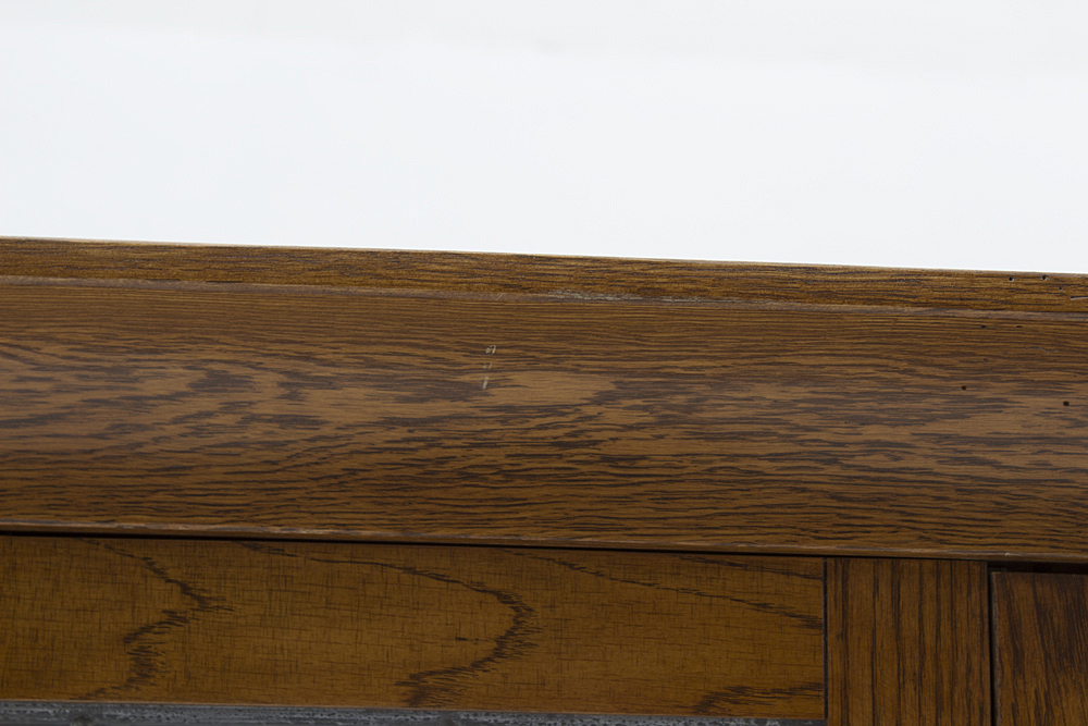 Mission Style Oak Home Entertainment Cabinet