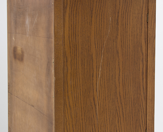 Mission Style Oak Home Entertainment Cabinet