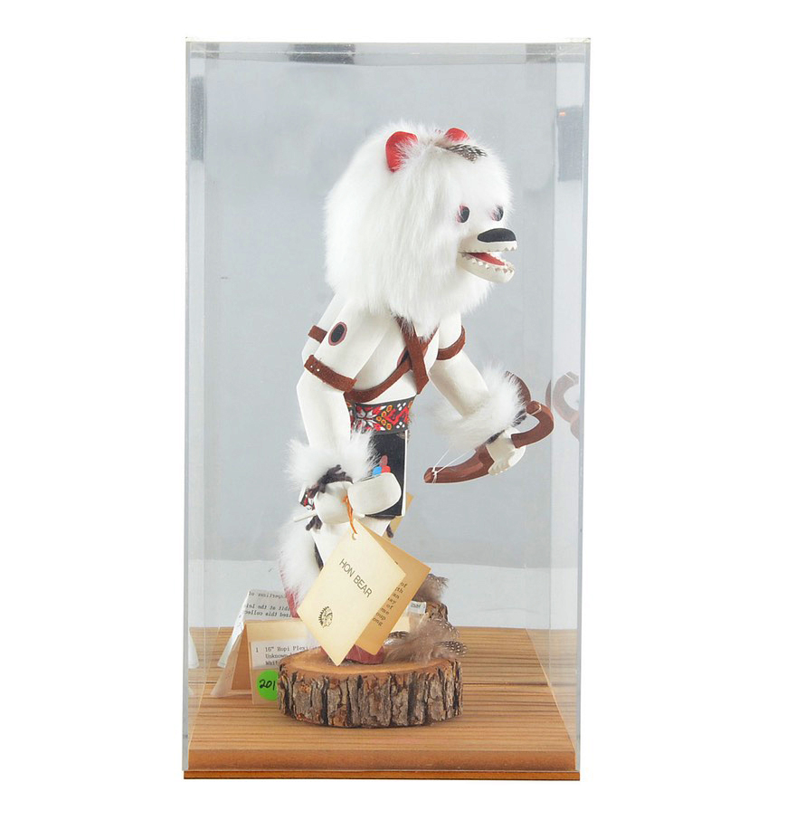 "Hon Bear" Kachina Doll in Case