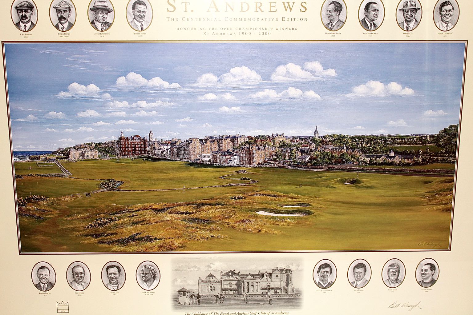St. Andrews Centennial Commemorative Framed Limited Edition Print