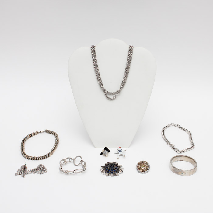Vintage Silver Tone Jewelry