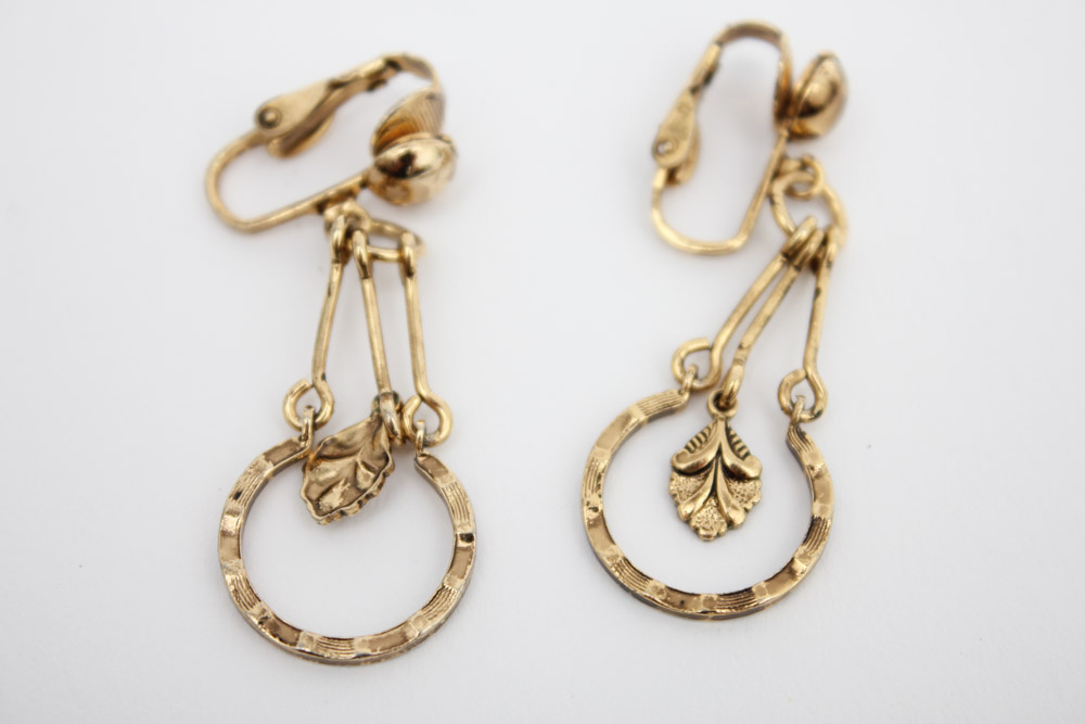 Collection of Vintage Gold Tone Jewelry