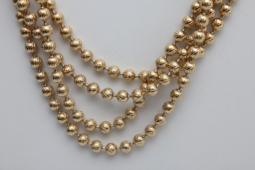Vintage Gold Tone Necklaces and Earrings
