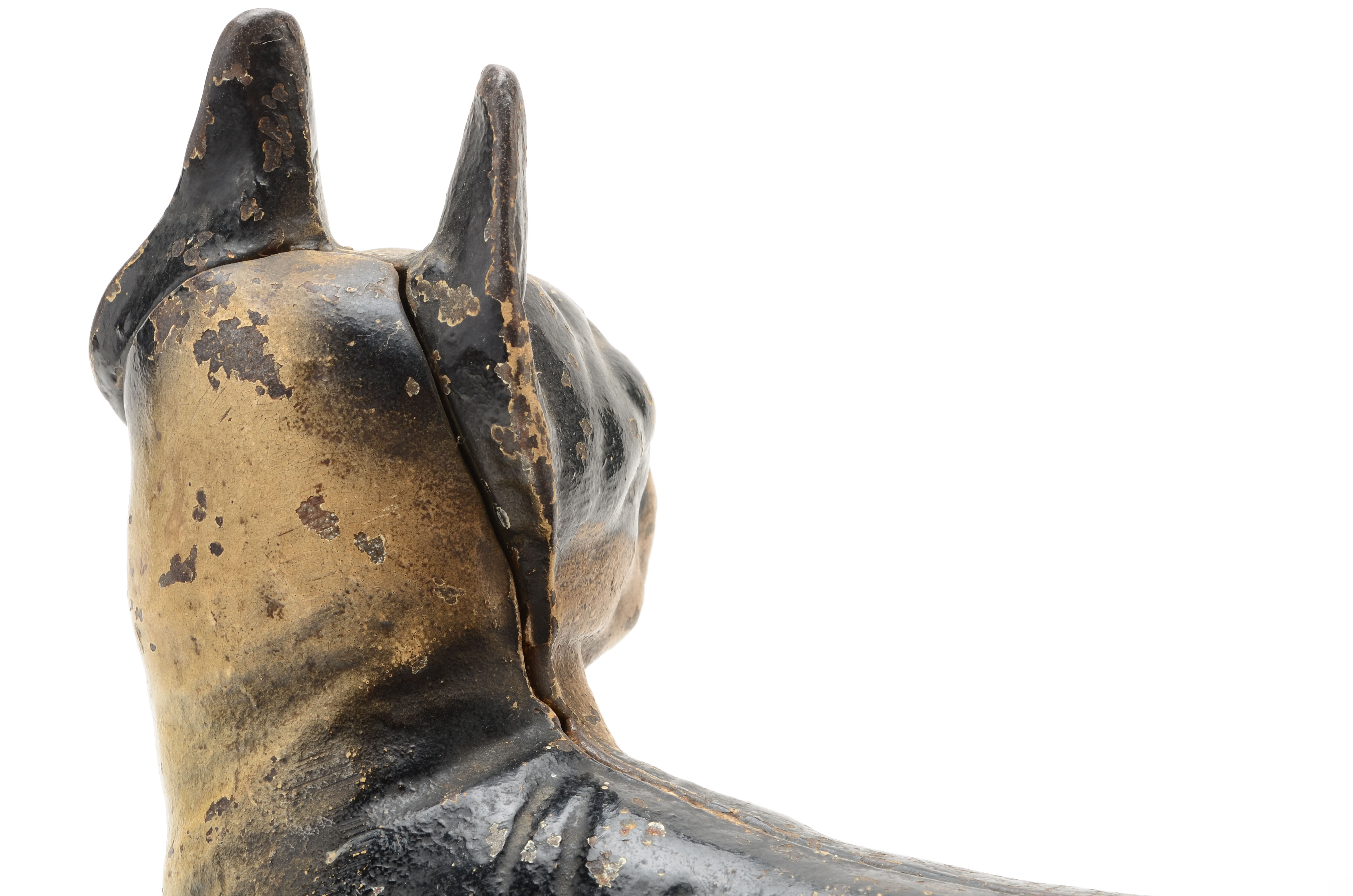 Vintage Cast Iron Boston Terrier Doorstop