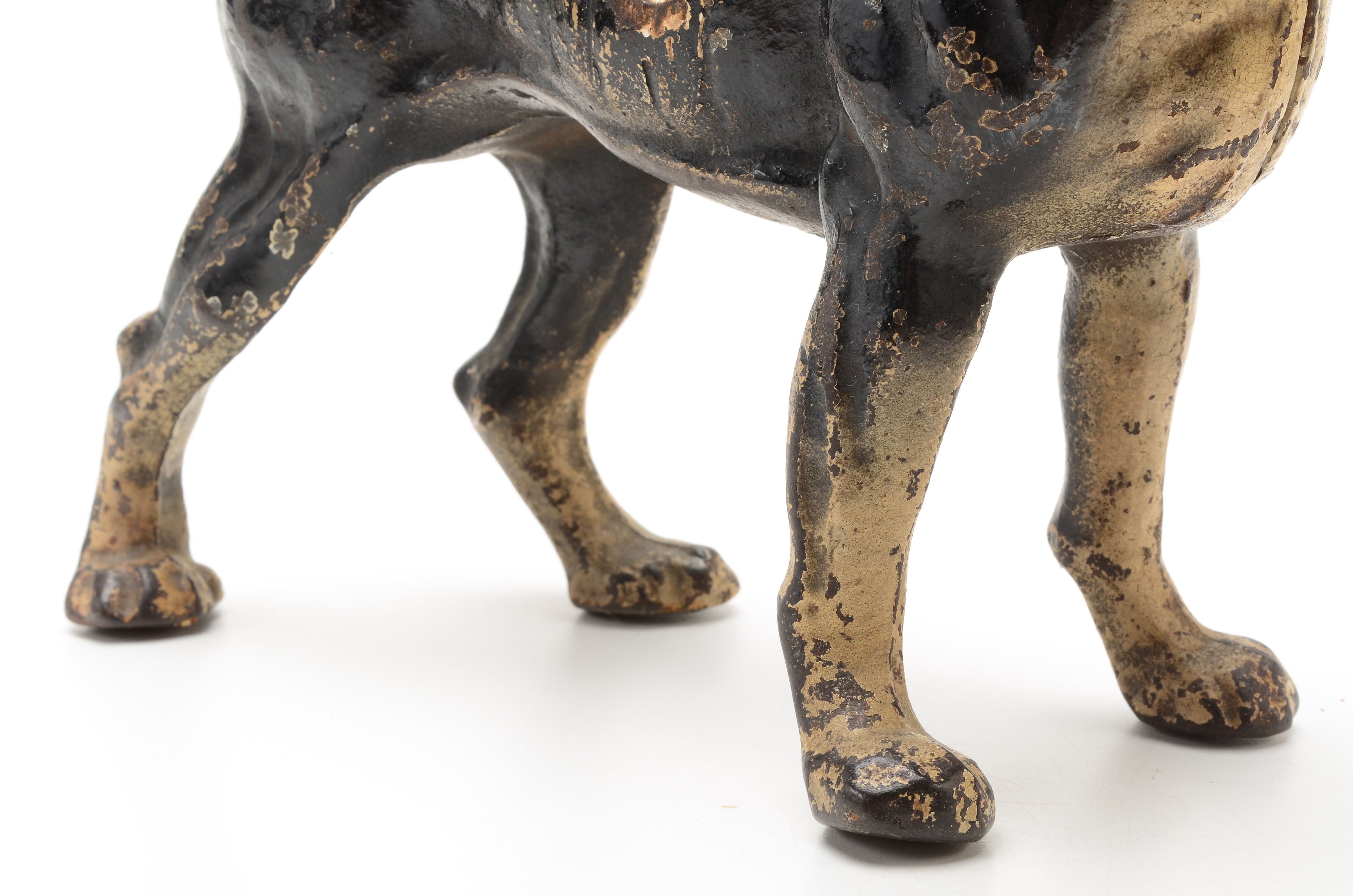 Vintage Cast Iron Boston Terrier Doorstop