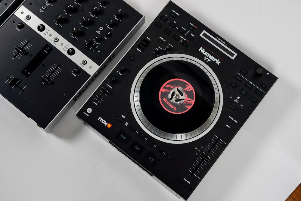 Numark V7 DJ Controllers and 5X Mixer