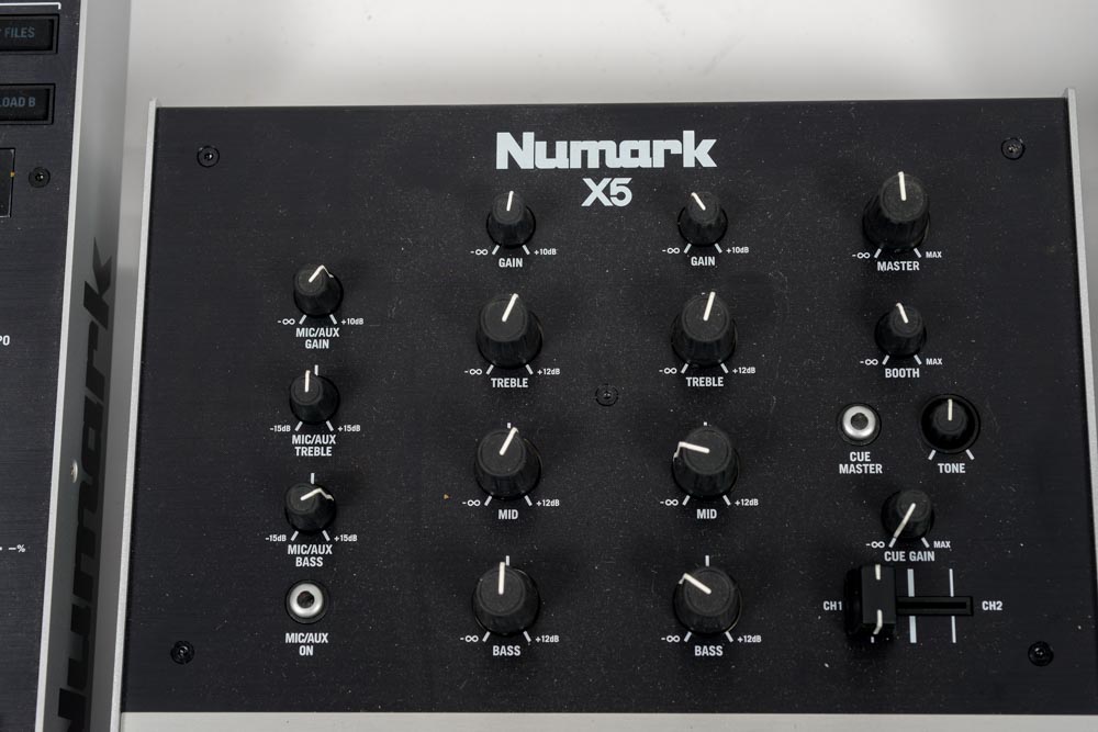 Numark V7 DJ Controllers and 5X Mixer