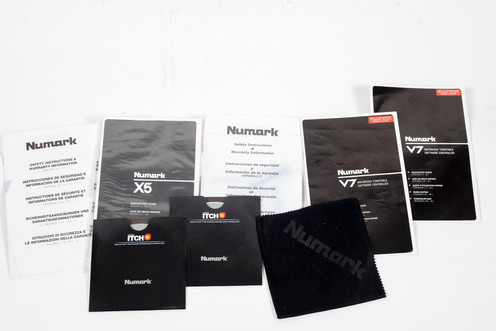 Numark V7 DJ Controllers and 5X Mixer