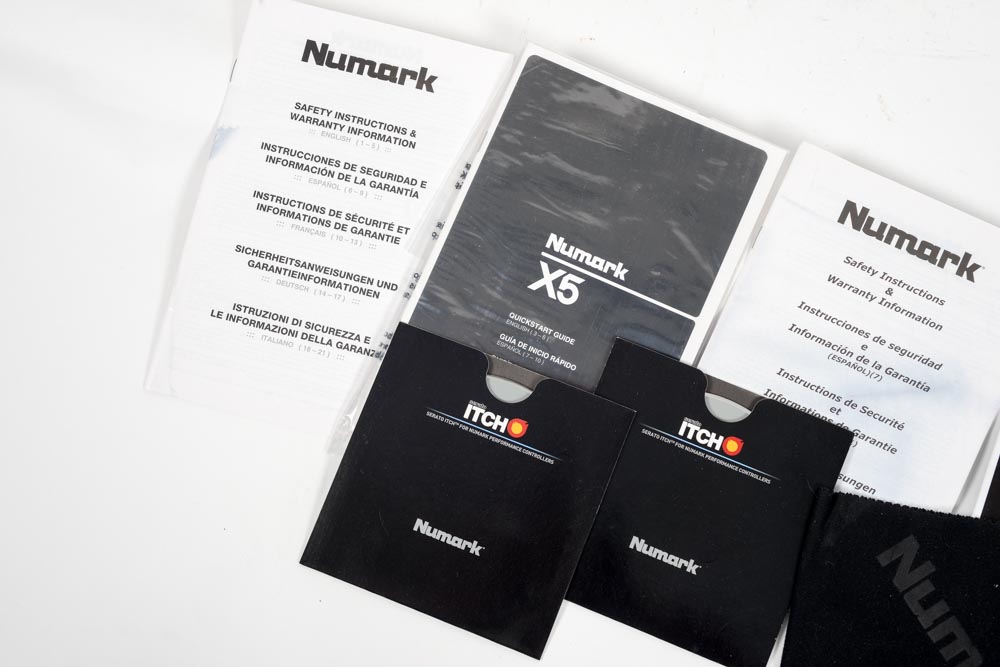 Numark V7 DJ Controllers and 5X Mixer