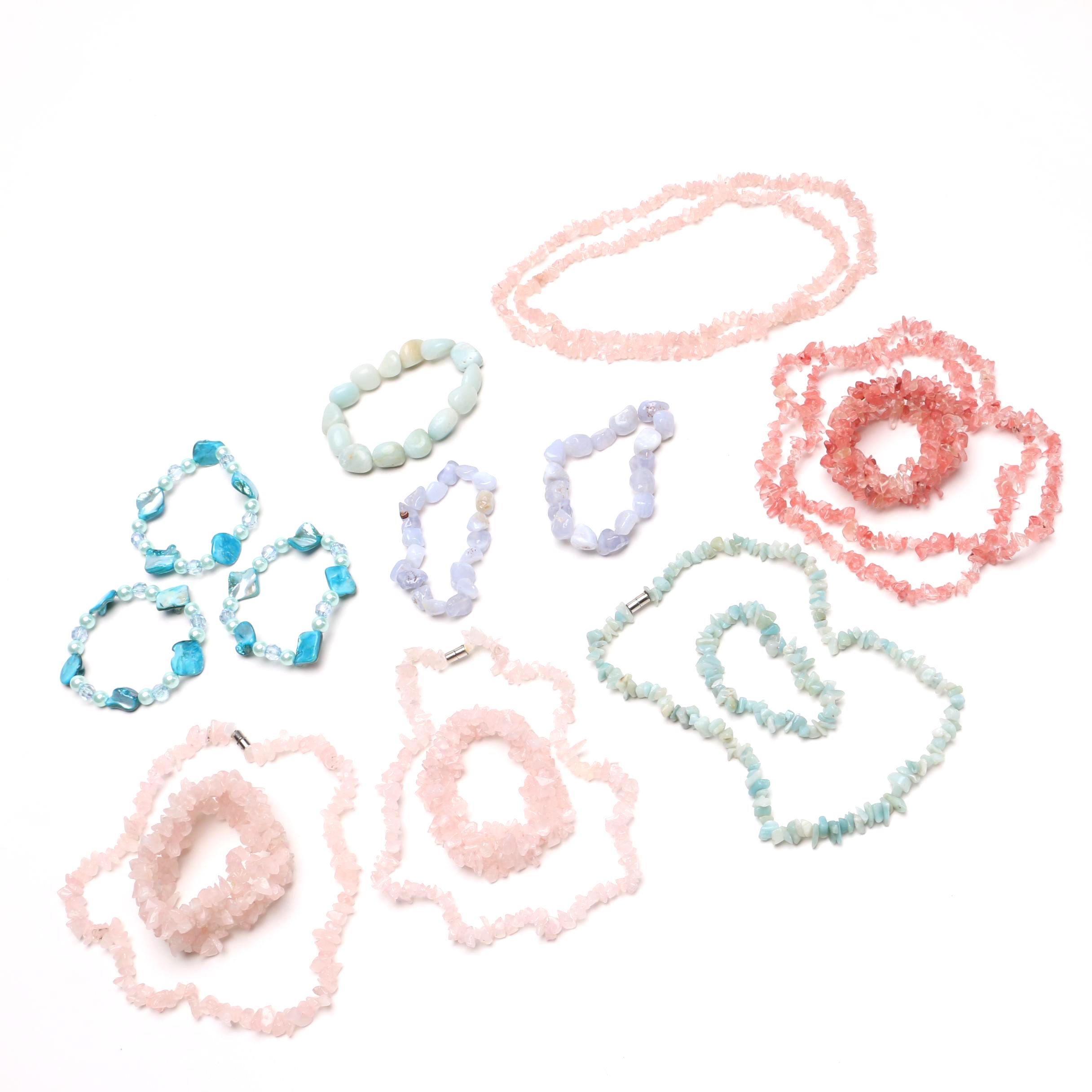Assortment of Stone Jewelry