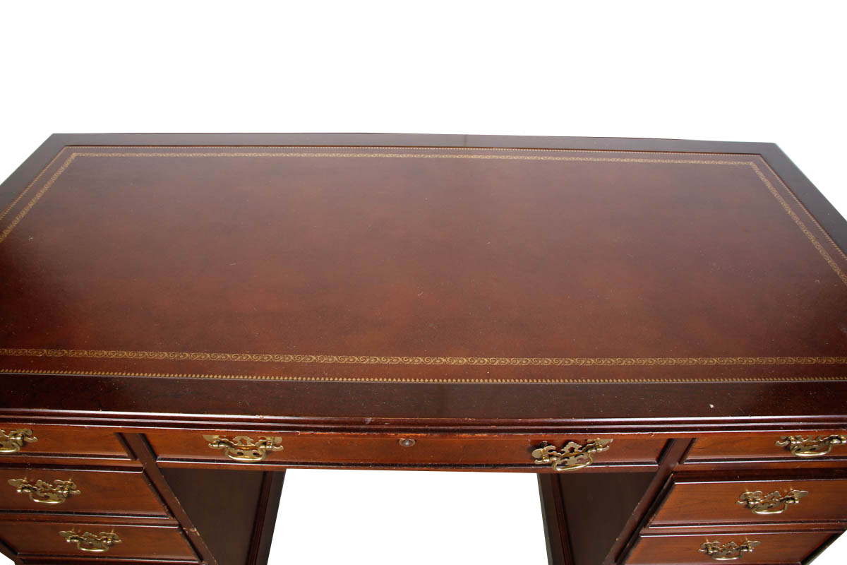 Vintage Double-Pedestal Desk by Sligh Furniture Co.