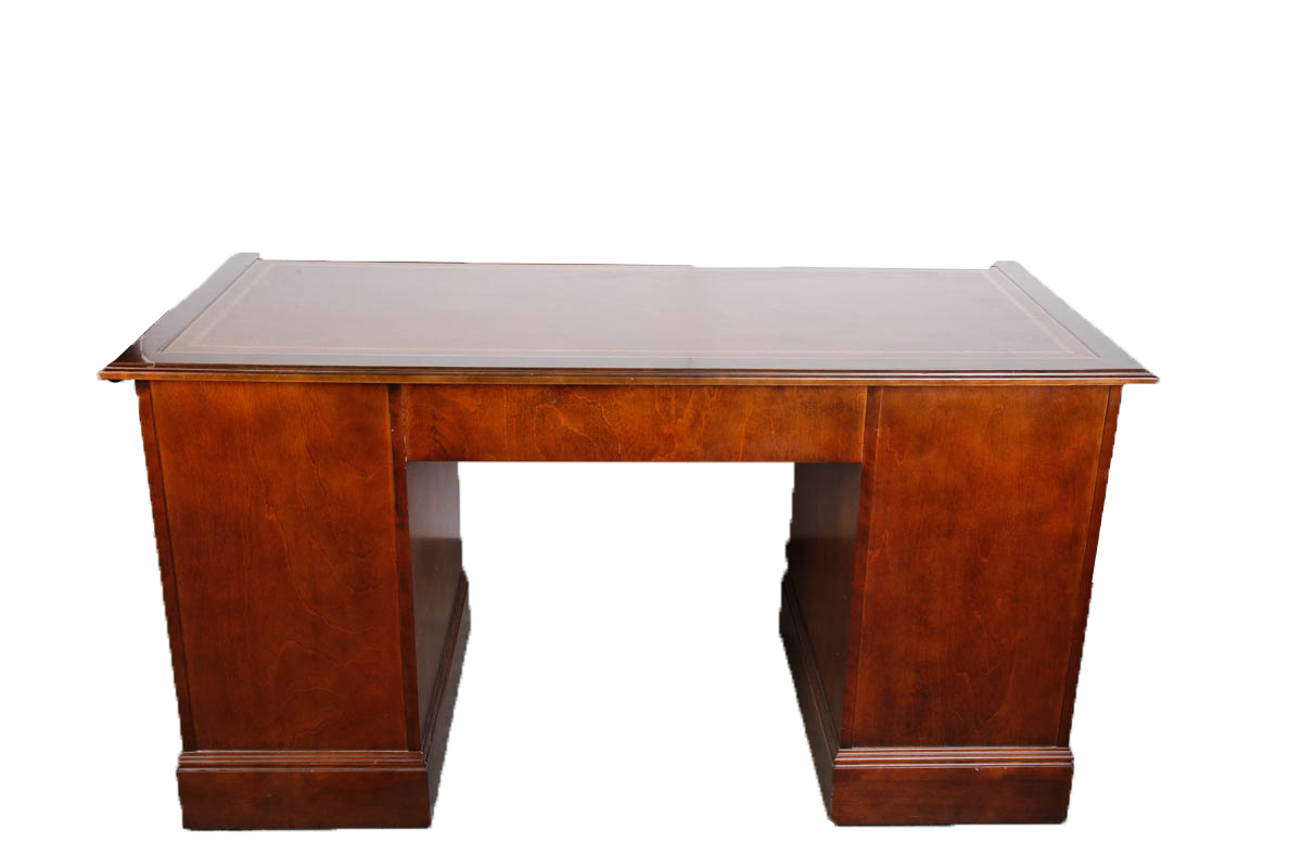 Vintage Double-Pedestal Desk by Sligh Furniture Co.