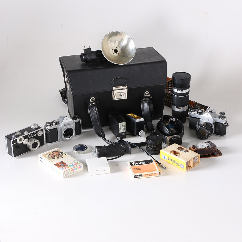 Vintage Pentax Cameras and Accessories