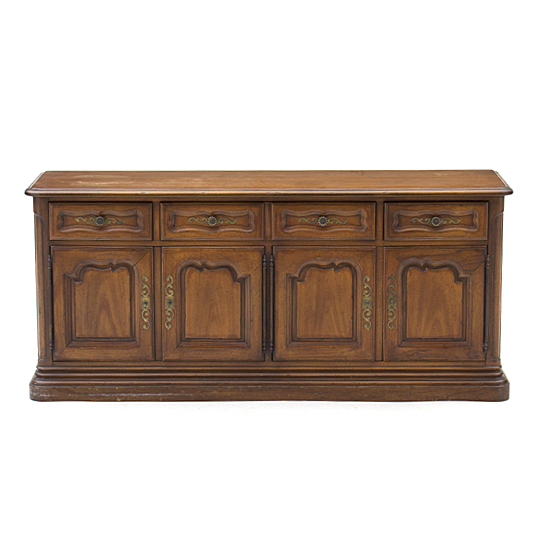 Drexel "French In The Country Manner" Walnut Buffet