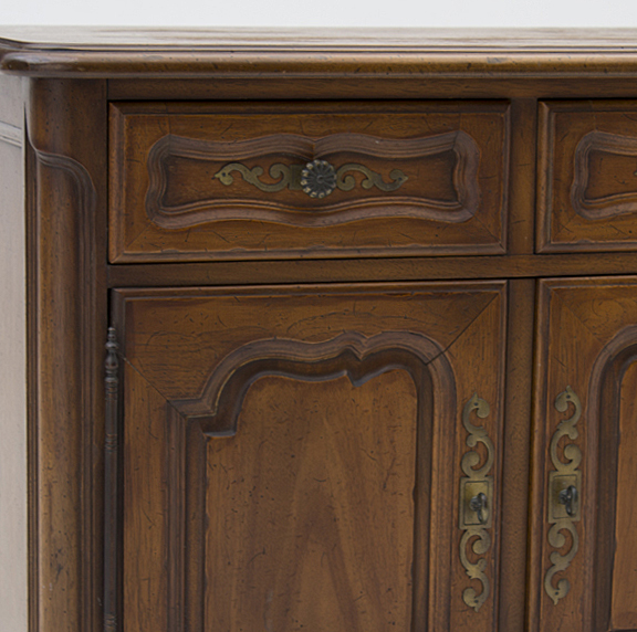Drexel "French In The Country Manner" Walnut Buffet