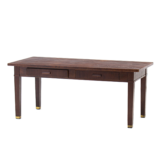 Antique Mahogany Library Table