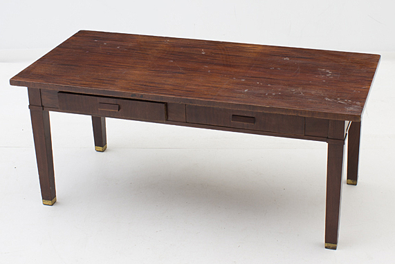 Antique Mahogany Library Table