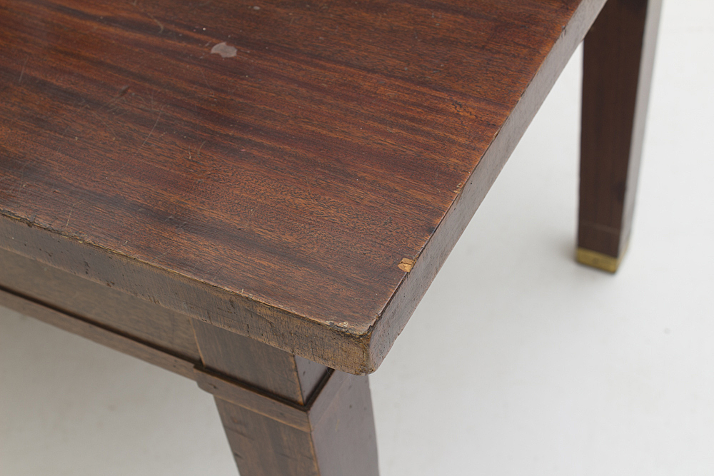 Antique Mahogany Library Table