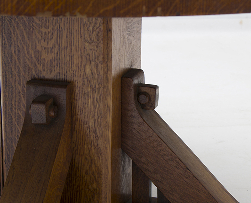 American Arts and Crafts Oak Table