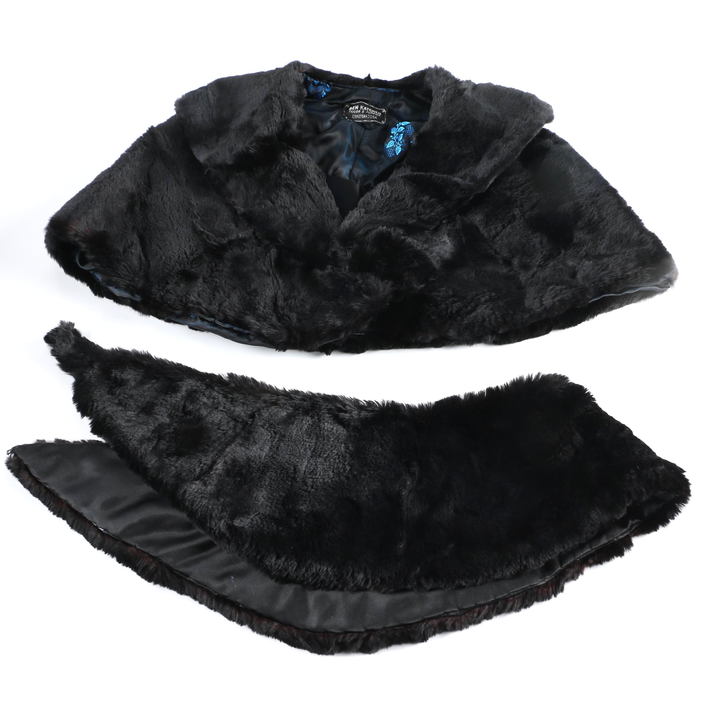 Ben Katchen Sheared Fur Stole and Collar