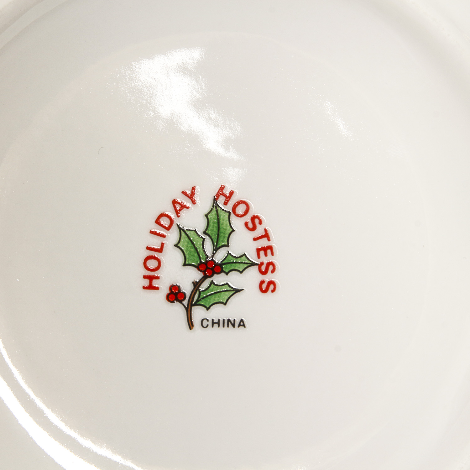 Set of Christmas China by Holiday Hostess