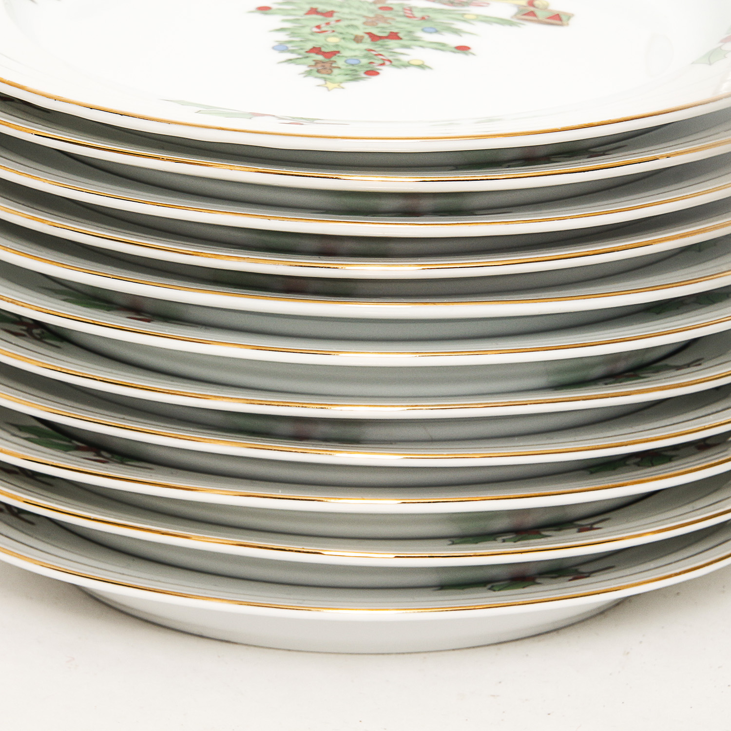 Set of Christmas China by Holiday Hostess