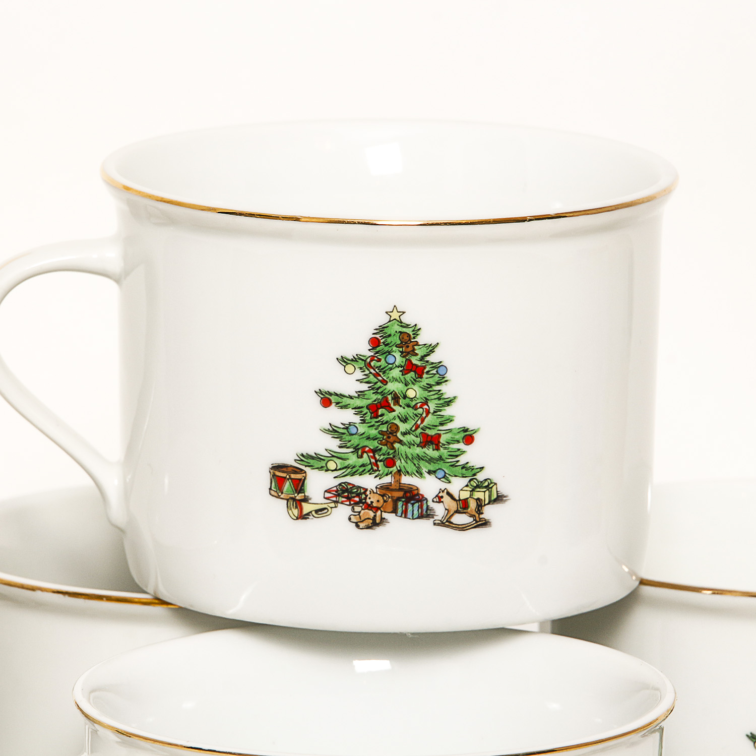 Set of Christmas China by Holiday Hostess