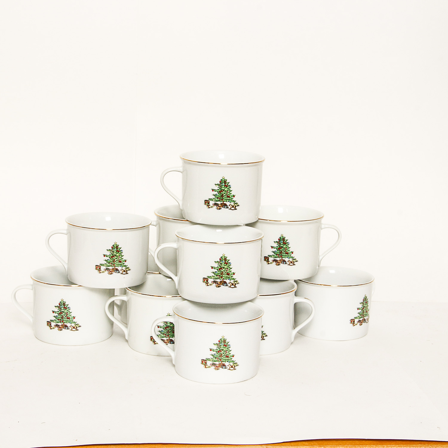 Set of Christmas China by Holiday Hostess