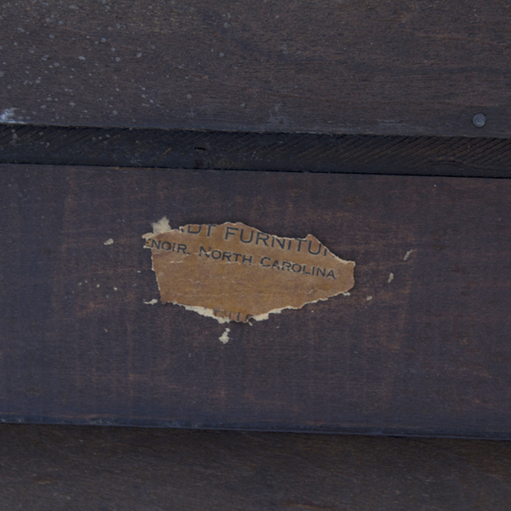 Vintage Jacobean Style Oak Tall Buffet by Bernhardt Furniture