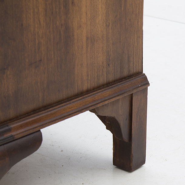 Vintage Mahogany Chippendale Style Secretary Desk