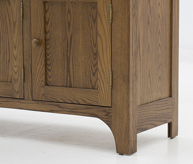 Amish Made Oak China Cabinet