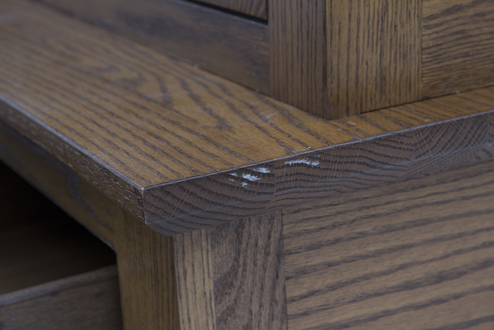 Amish Made Oak China Cabinet