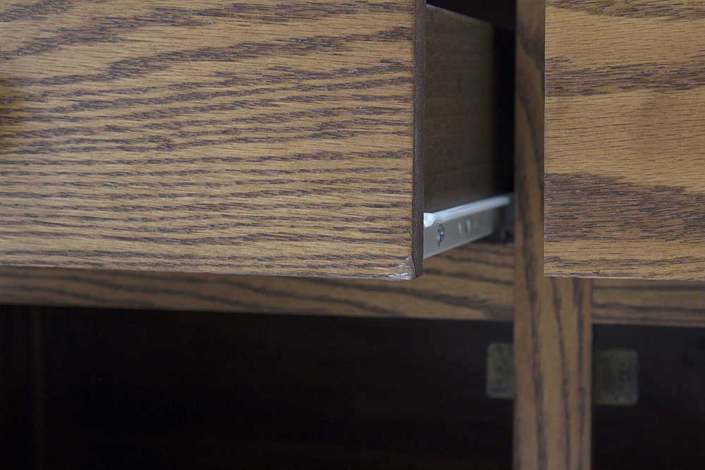 Amish Made Oak China Cabinet