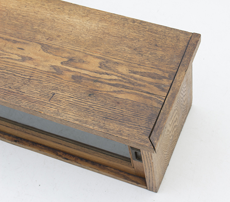 Antique Oak Display Case