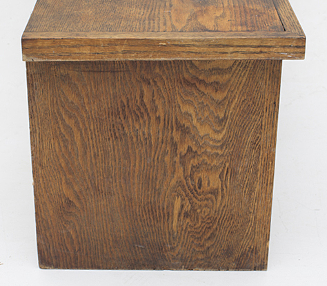 Antique Oak Display Case