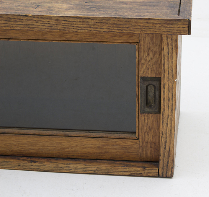 Antique Oak Display Case