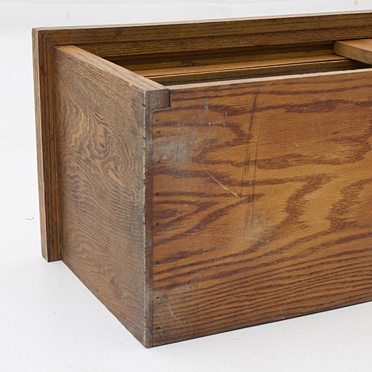 Antique Oak Display Case